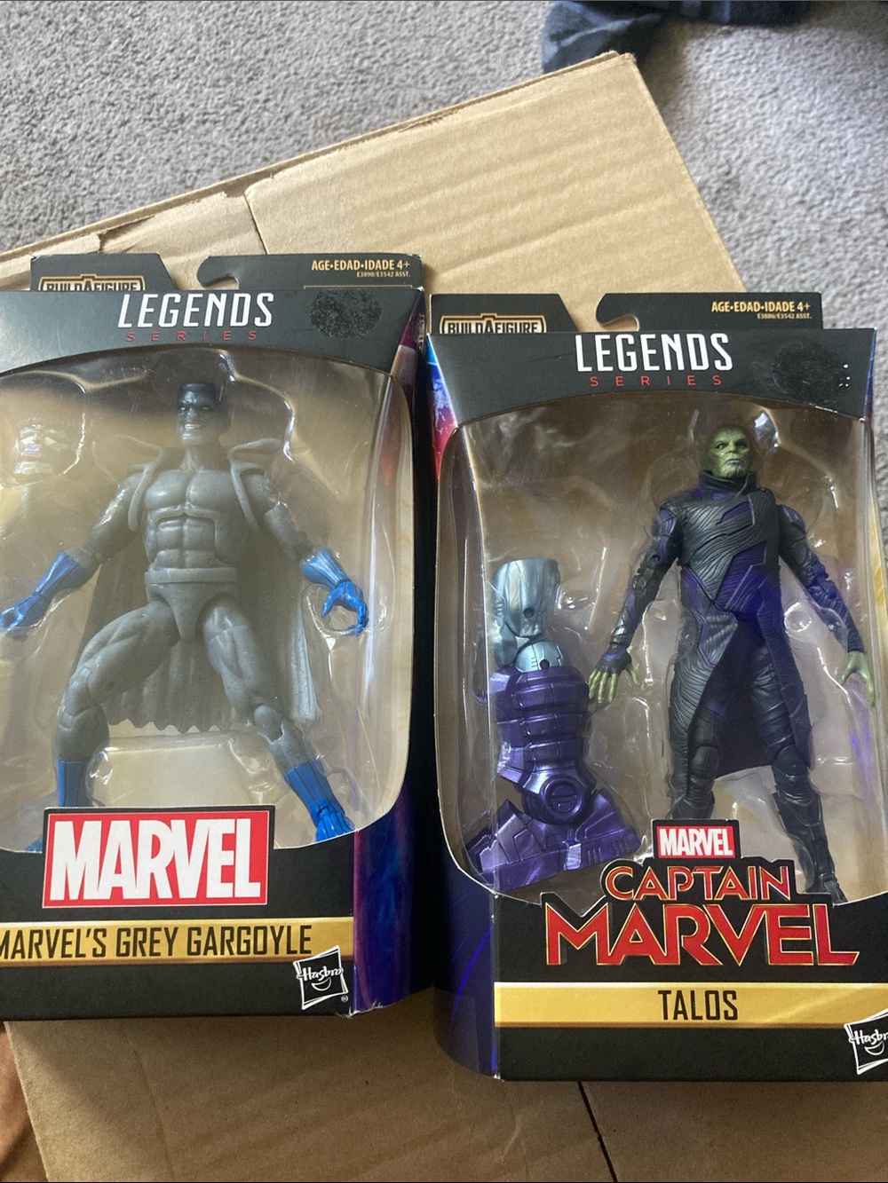Marvel legends series Talos and Grey Garfoyle